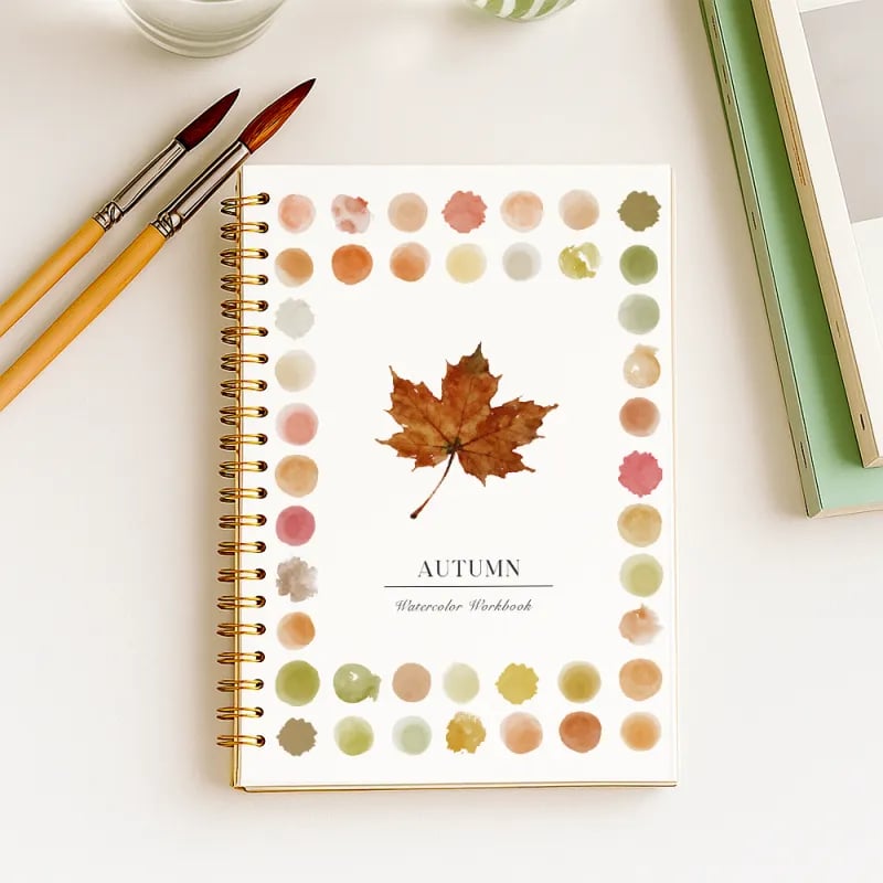 LAST DAY SALE 60% OFF 🖼️Beginner-Friendly💕 Watercolor Workbook