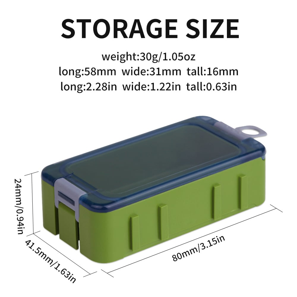 💥🔥Hot Listing🧲🎣Tackle Storage Box Water Resistant Magnetic(3-Pack)
