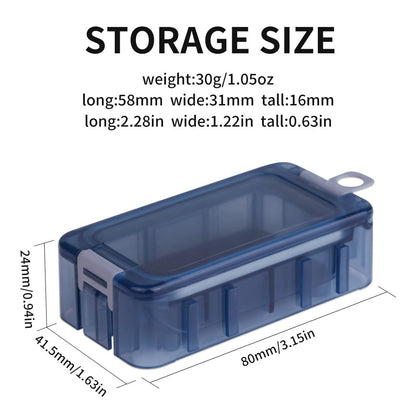 💥🔥Hot Listing🧲🎣Tackle Storage Box Water Resistant Magnetic(3-Pack)