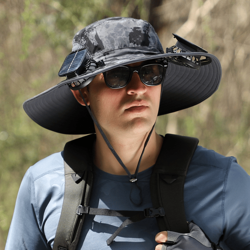 Ultralight Solar Fan Sun Hat – Lighter Than a Baseball!⚾(Only 11oz)