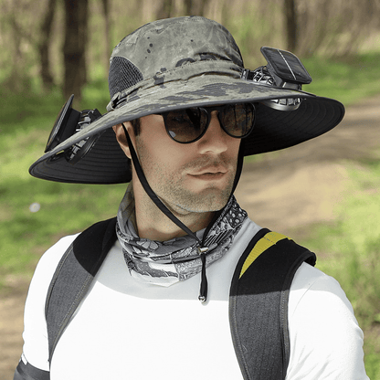 Ultralight Solar Fan Sun Hat – Lighter Than a Baseball!⚾(Only 11oz)