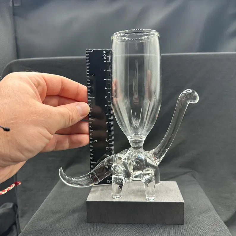 🔥🦕Dinosaur Champagne Glass