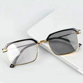 Frameless Progressive Reading Glasses – Multi-Focus Vision with Blue Light Protection for Men & Women