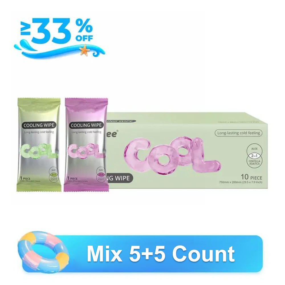 Pink & Green Mix 5+5 Count