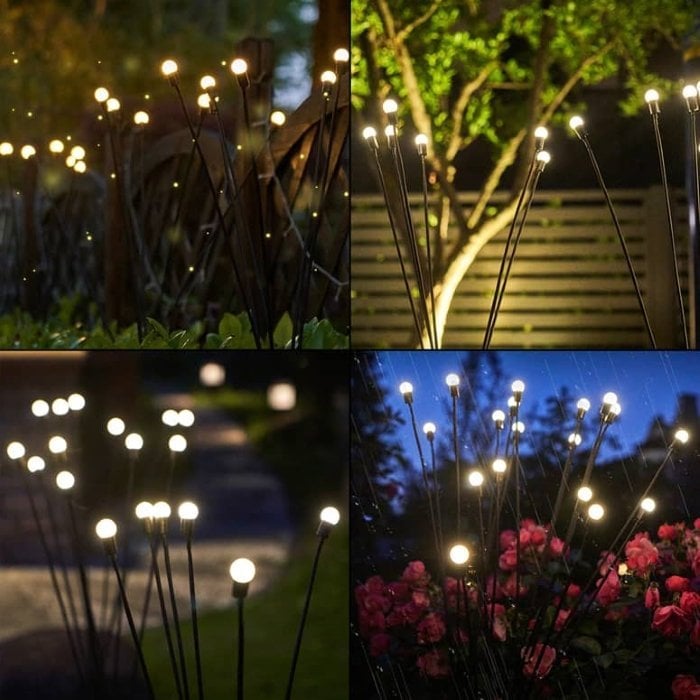 🔥HOT SALE 49% OFF🎅Solar Powered Firefly Light