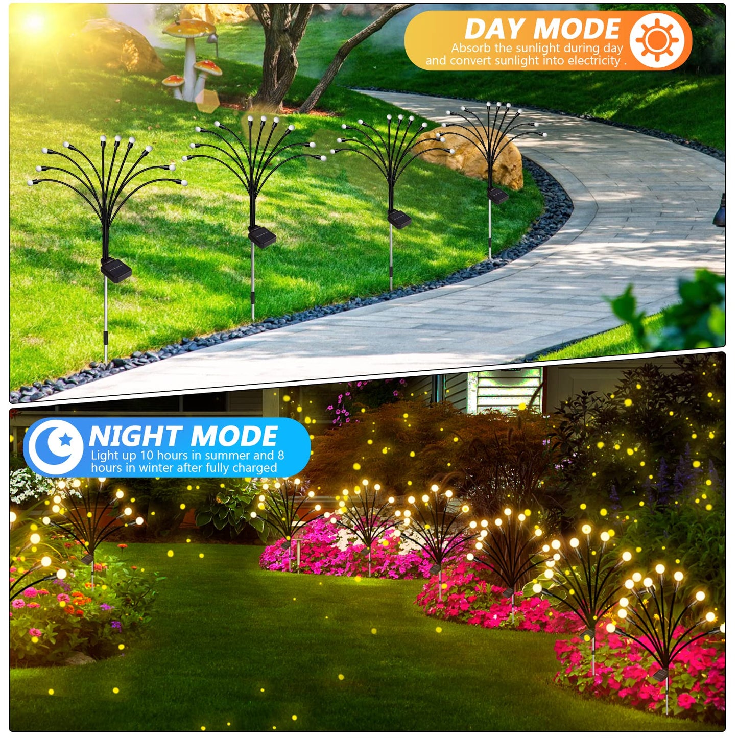 🔥HOT SALE 49% OFF🎅Solar Powered Firefly Light