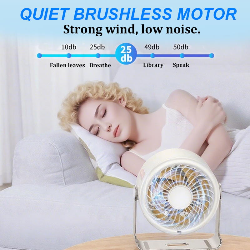 🏆2026 Desk Fan – USB Rechargeable with LED Display 📊 | 100 Speeds, 120° Tilt & Full Oscillation ↔️ | Ultra-Quiet for Bedroom 😴, Office 🖥️ & Camping 🏕️ | Up to 24H Battery ⚡ | USA Designed 💡🇬🇧