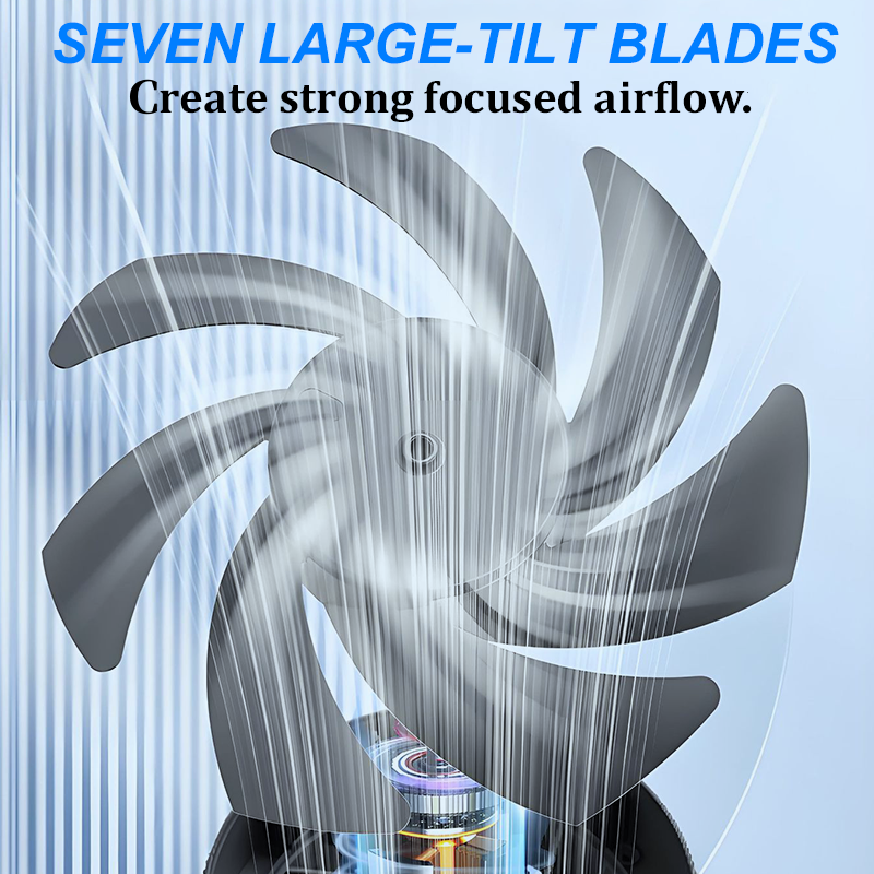 🏆2026 Desk Fan – USB Rechargeable with LED Display 📊 | 100 Speeds, 120° Tilt & Full Oscillation ↔️ | Ultra-Quiet for Bedroom 😴, Office 🖥️ & Camping 🏕️ | Up to 24H Battery ⚡ | USA Designed 💡🇬🇧