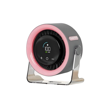 🏆2026 Desk Fan – USB Rechargeable with LED Display 📊 | 100 Speeds, 120° Tilt & Full Oscillation ↔️ | Ultra-Quiet for Bedroom 😴, Office 🖥️ & Camping 🏕️ | Up to 24H Battery ⚡ | USA Designed 💡🇬🇧