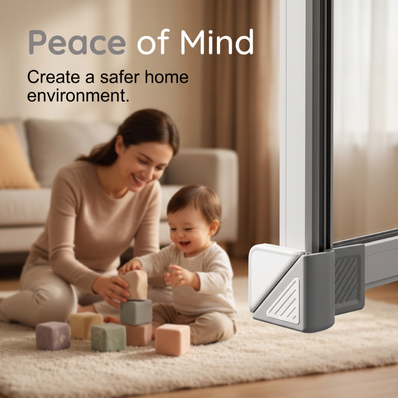 👧Window Corner Guard Baby Proofing Safety Bumper for Casement Windows